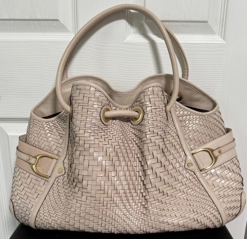 Cole Haan Genevieve Woven Denny Satchel Bag